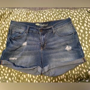 Old Navy Boyfriend Blue Denim Shorts